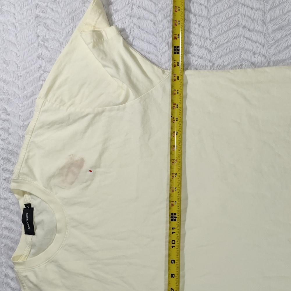 509. Talentless Drop Shoulder Tee | Color: Yellow - Picture 2 of 9